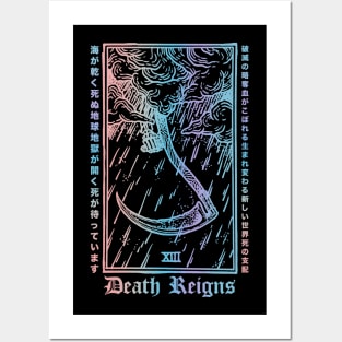 Death Reigns Pastel Japanese Goth Posters and Art